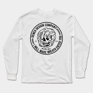 Skull and Smoke | Seneh Design Co. Long Sleeve T-Shirt